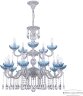 Подвесная люстра Bohemia AL78101/10+5/250/2D A WMN P Aquamarine/M-1H