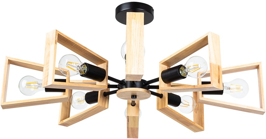 Потолочная люстра Arte Lamp A8030PL-8BK