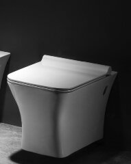 Унитаз подвесной Azario Trend 545х365х365 безободковый, с сиденьем микролифт (AZ-2024)