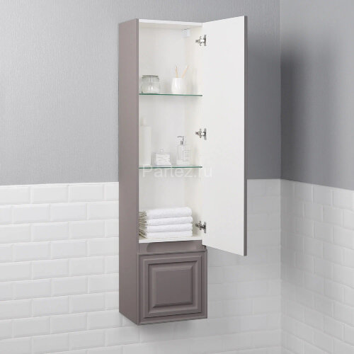 Пенал подвесной Итана Verona 40 400х300х1600 Смоки софт (CS00083291)