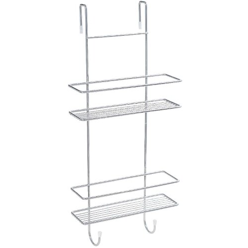 Полка корзина Fixsen подвесная, двухэтажная, хром (FX-740-2)