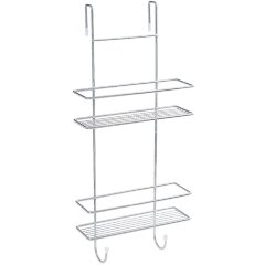 Полка корзина Fixsen подвесная, двухэтажная, хром (FX-740-2)