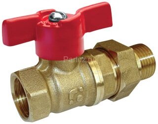 Кран шаровой с накидной гайкой 11Б27П1 Dу15 в-н баб. (Боларм)