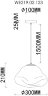 Подвесной светильник Wertmark WE219.02.123