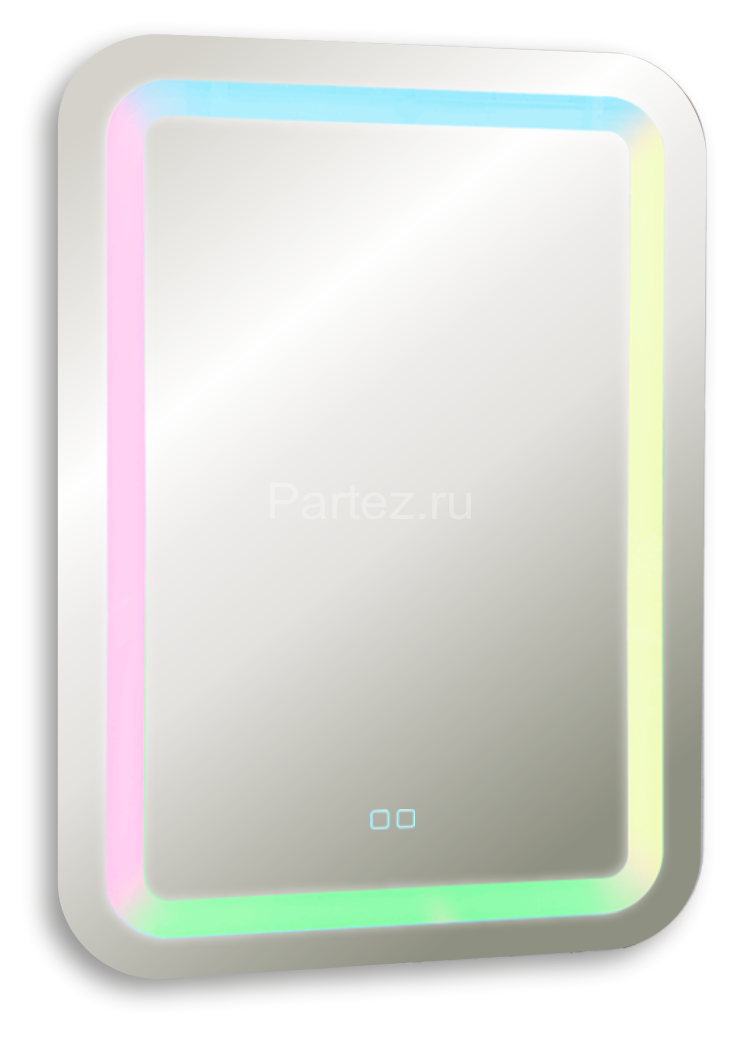 Зеркало AZARIO Мальта RGB 550*800 c подсветкой и диммером, мульти-цвет, сенсорный выключатель (LED-0