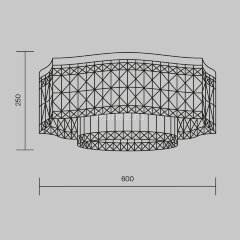 Потолочная люстра Maytoni DIA005CL-10G