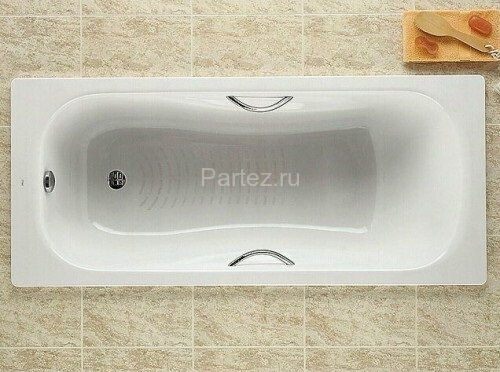 Roca PRINCESS Стальная ванна 170х75, противоскользящее покрытие