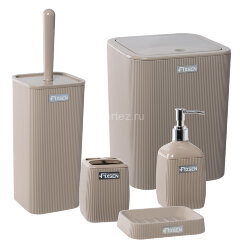 Дозатор для жидкого мыла Fixsen Brown пластик, коричневый (FX-403-1)