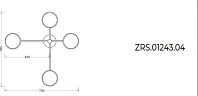 Потолочная люстра Zortes ZRS.01243.04