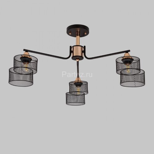 Потолочная люстра Imex MD.4252-3-S-BK+FGD