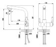 Смеситель Lemark Villa LM4861B для кухни  с подключением к фильтру с питьевой водой