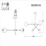 Подвесная люстра Evoluce SLE220103-06