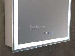 Зеркало-шкаф AZARIO Киото 50 (535х750) c подсветкой и диммером + часы (LED-00002356)
