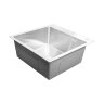 Кухонная мойка AZARIO SABRINA 500х500х200 нержавеющая сталь, цвет Серебро (AZS5050S)