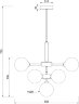 Потолочная люстра Freya FR5233PL-13BS