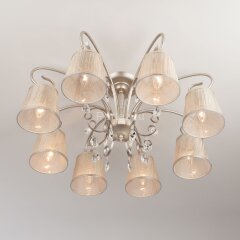 Потолочная люстра Eurosvet 60065/8 серебро