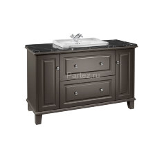 Roca Carmen Модуль 1300 мм для врезной раковины 600 мм, Satin Dark Grey
