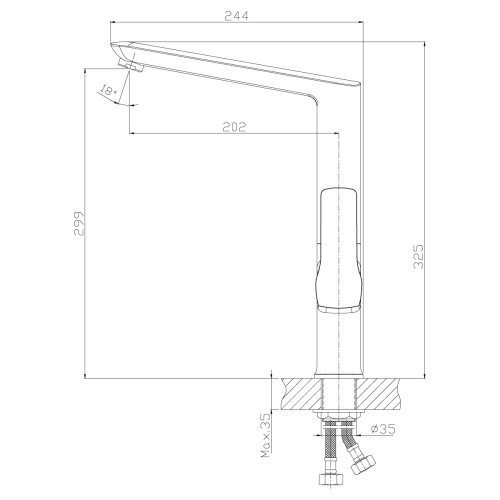 Смеситель Rossinka Z35-26U для кухни