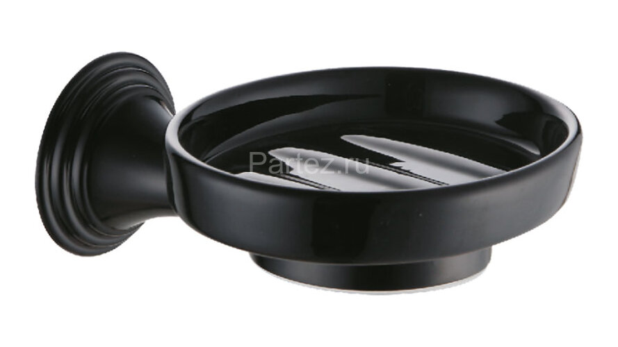 Мыльница Fixsen Luksor, Черный (FX-71608B)