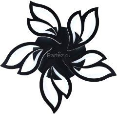 Потолочная люстра Natali Kovaltseva HIGH-TECH LED LAMPS 82006 BLACK