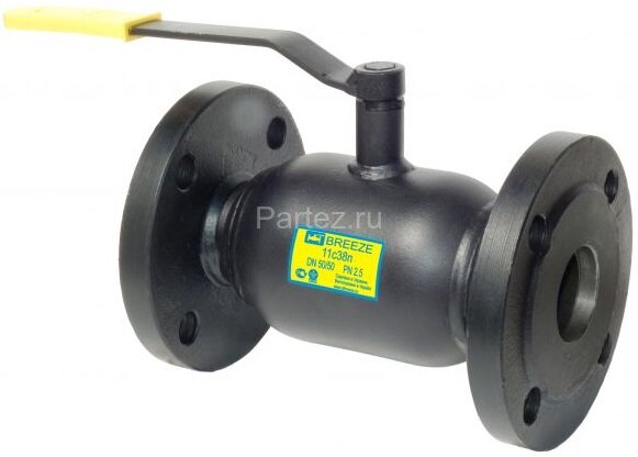 Кран шаровой стальной 11с38п Dу125 Pу25 ф-ф