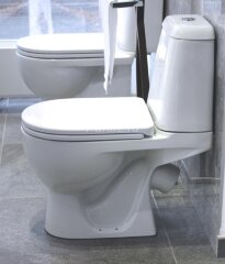 Унитаз-компакт Sanita Luxe MAX SL с быстросъемным сидением микролифт