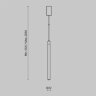 Подвесной светильник Maytoni P022PL-L20G3K