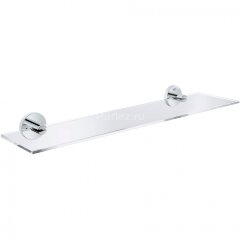 Полка Grohe Essentials 530 мм прозрачное стекло, хром (40799001)