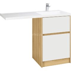 Фасад для тумбы Aquaton Лондри 60 Белый (1A274801LH010)