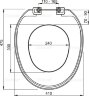 Сиденье для унитаза Alcaplast Basic, белый (A3553)