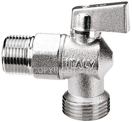 Кран угловой для стиральной машины 1/2"х3/4" art.392 ITAP