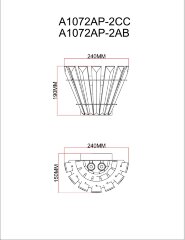 Бра Arte Lamp A1072AP-2CC