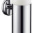 Стаканчик для зубных щеток Hansgrohe Logis Classic керамический, с держателем, хром (41618000)