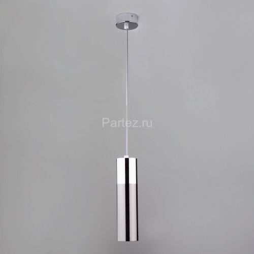 Подвесной светильник Eurosvet 50135/1 LED хром / черный жемчуг