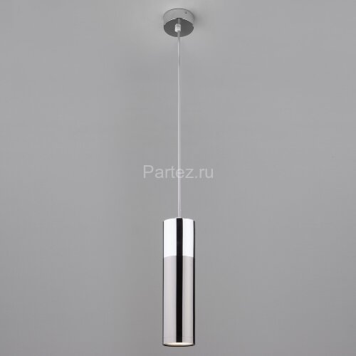 Подвесной светильник Eurosvet 50135/1 LED хром / черный жемчуг