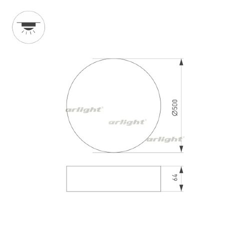 Потолочный светильник Arlight 034817
