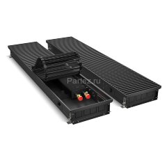 Конвектор внутрипольный Royal Thermo ATRIUM-90/250/1400-DG-U-BL