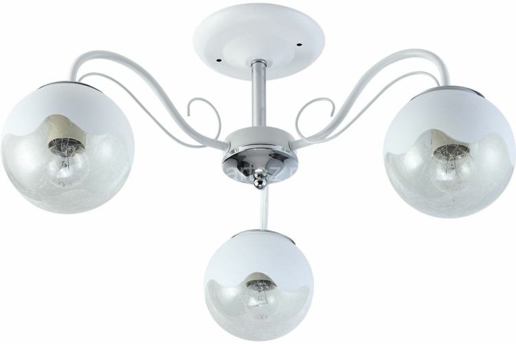 Потолочная люстра Reluce 01326-0.3-03 WH+CR