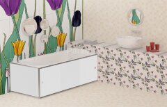 Экран для ванны Метакам ПРЕМИУМ А 1,48 Серебристый/Лед (CS00027093)