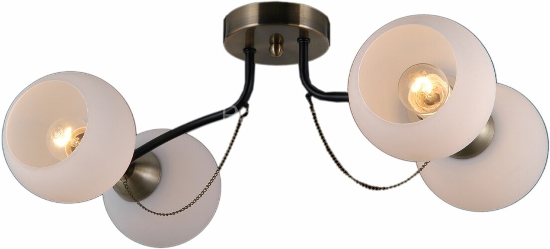 Потолочная люстра ILLUMICO IL0035-4CSQ-79 BK AB