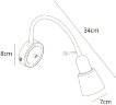 Бра Arte Lamp A7009AP-1WH