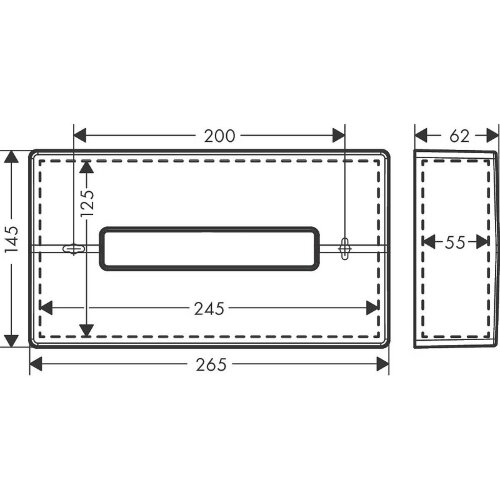Держатель для салфеток Hansgrohe AddStoris, матовый белый (41774700)