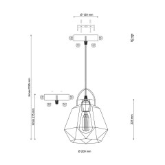 Подвесной светильник Lucia Tucci Narni 1941.1 White