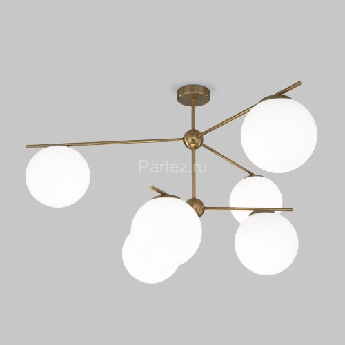 Потолочная люстра Eurosvet 60147/6 латунь