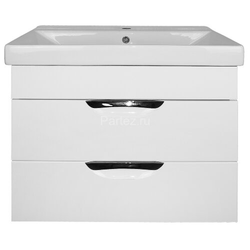 Комплект тумба Стиль- 70/2 "Соло" 700х580х480 подвесная, с раковиной Tempo 70, с доводчиками (CS0009