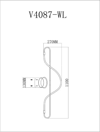 Бра Moderli V4087-WL