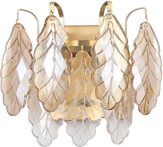 Бра Crystal Lux TREVI AP2 BRASS