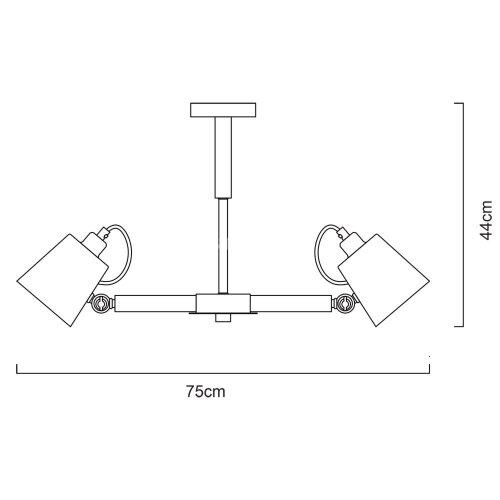 Потолочная люстра Arte Lamp A7141PL-5WH