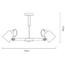 Потолочная люстра Arte Lamp A7141PL-5WH