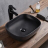 Накладная раковина melana mln-a419-cbk-m черная матовая